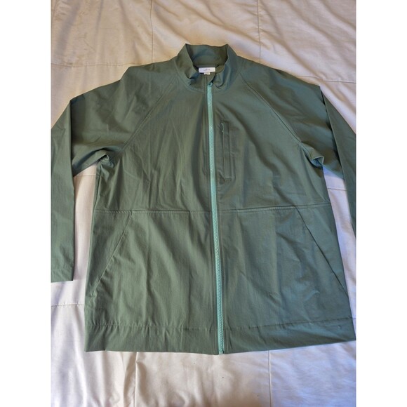 j.jill Fit Contrasting-Zipper Jacket Light weight Windbreaker Size M Athletic - Picture 1 of 5
